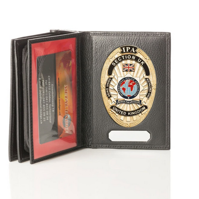 Metal Badge Wallet