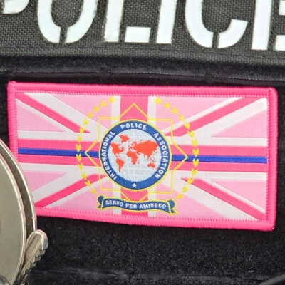 Thin Blue Line patch Pink