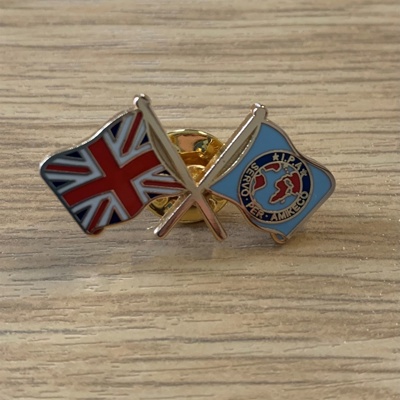 IPA Friendship pin with butterfly fastener
